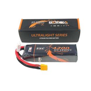 BONKA 4200mAh 35C 3S LiPo Battery for RC Helicopter